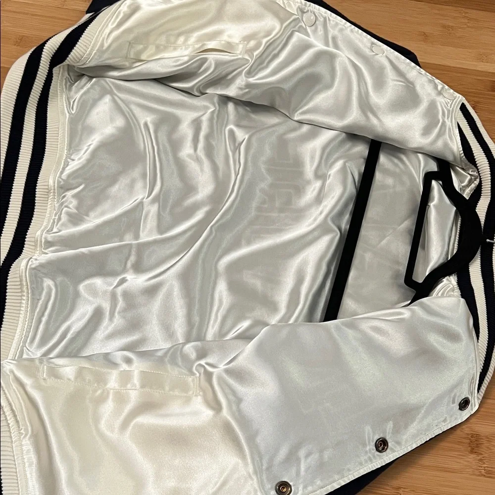 Ralph Lauren polar fleece reversible Varsity bomber Jacket - Picture 14 of 16